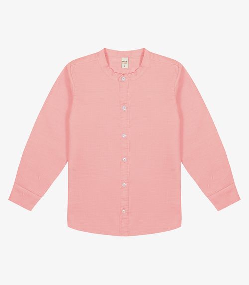 Camisa Infantil Manga Longa Trick Nick Rosa
