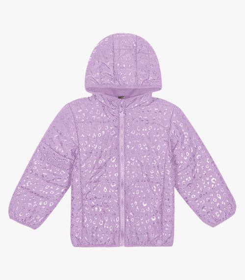 Jaqueta Puffer Infantil Trick Nick Roxo