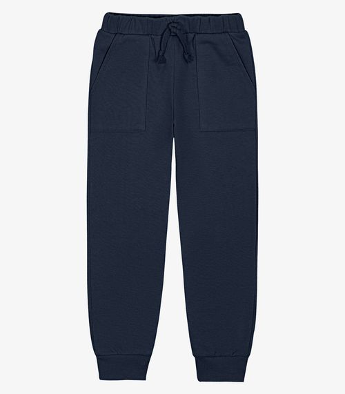 Calça Infantil Masculina Em Moletinho Trick Nick Azul