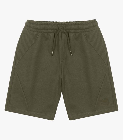 Bermuda Infantil Masculina Em Moletom Trick Nick Verde