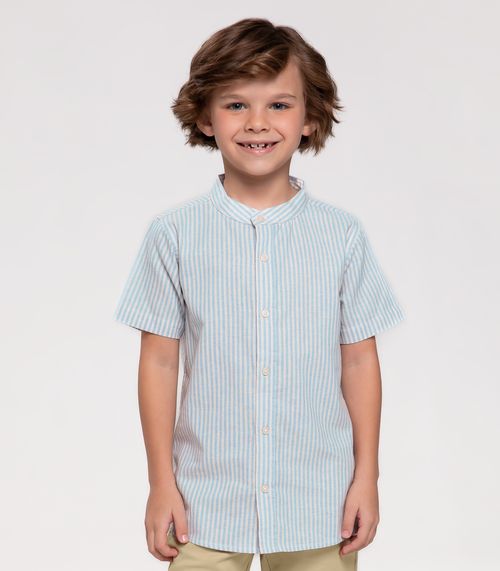 Conjunto Infantil Masculino Listrado Trick Nick Azul