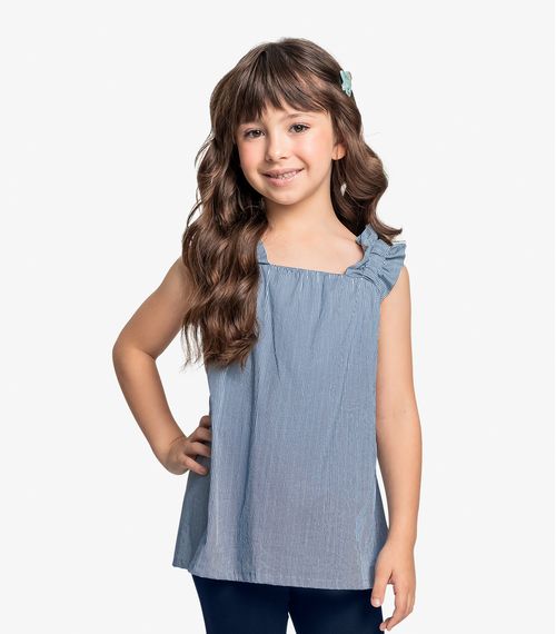 Conjunto Blusa De Alça E Legging Carpi Trick Nick Azul