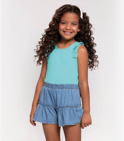 Regata Infantil Feminina Trick Nick Azul