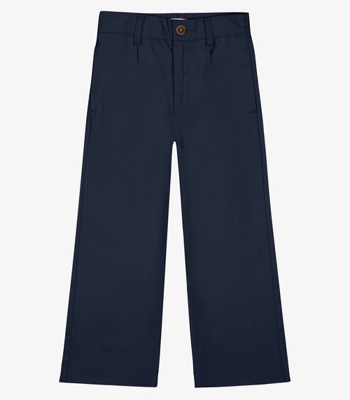 Calça Infantil Feminina Wide Leg Trick Nick Azul