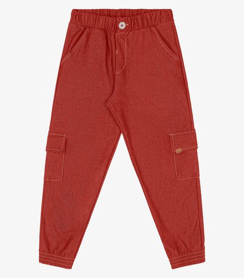 Calça Cargo Infantil Trick Nick Laranja