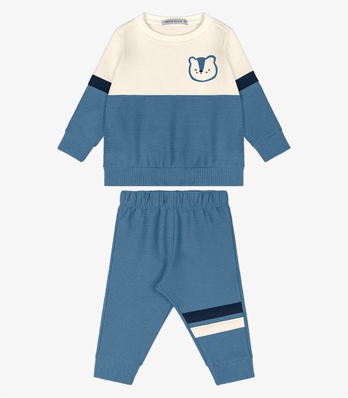 Conjunto Blusão Com Calça Trick Nick Azul
