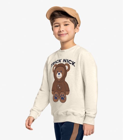 Conjunto Blusão Com Calça Trick Nick Bege
