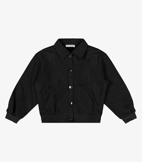 Jaqueta Infantil Suede Sarjado Trick Nick Preto