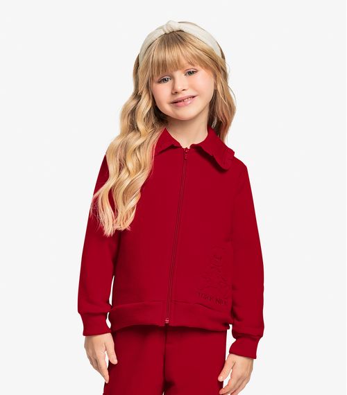 Conjunto Infantil Jaqueta Com Calça Trick Nick Vermelho