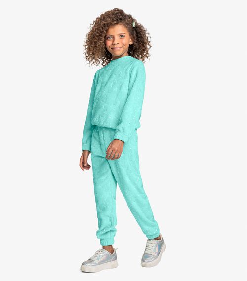 Conjunto Blusão Com Calça Pelo Star Trick Nick Azul