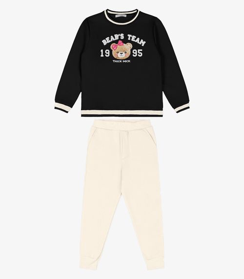 Conjunto Blusão Com Calça Trick Nick Preto