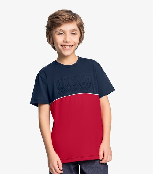 Conjunto Infantil Camiseta Com Bermuda Trick Nick Azul