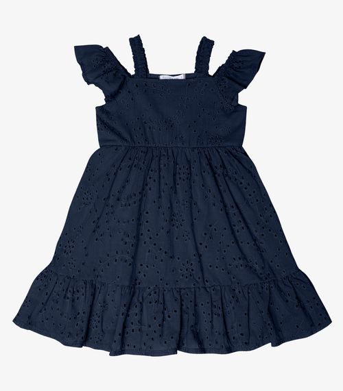 Vestido Ciganinha Infantil Trick Nick Azul