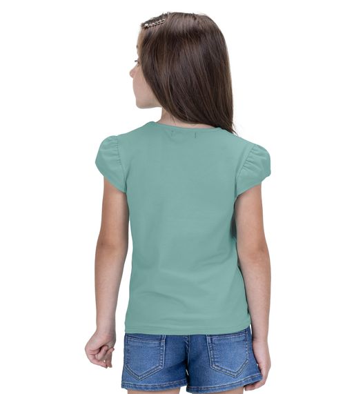 Blusa Infantil Feminina Cotton Leve Trick Nick Verde