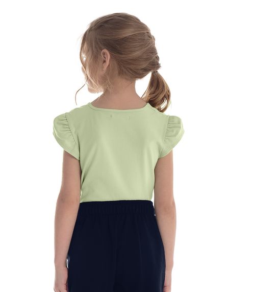 Blusa Infantil Feminina Cotton Leve Trick Nick Verde