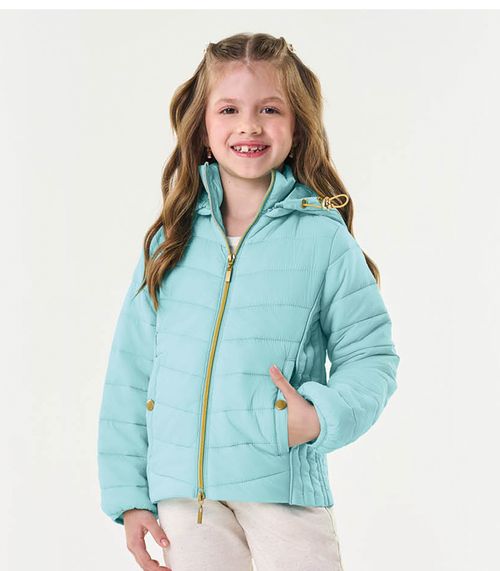 Jaqueta Com Capuz Infantil Microfibra Trick Nick Azul