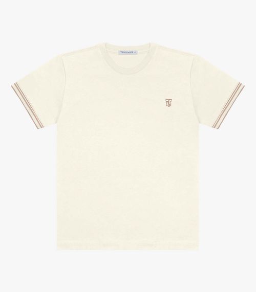 Camiseta Infantil Masculina Trick Nick Bege