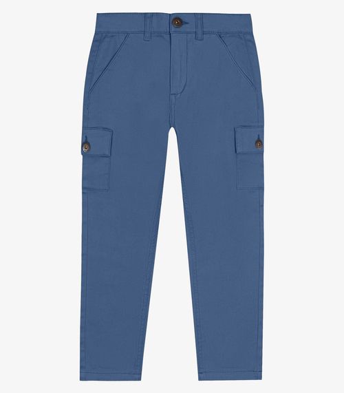 Calça Infantil Masculina Sarja Trick Nick Azul