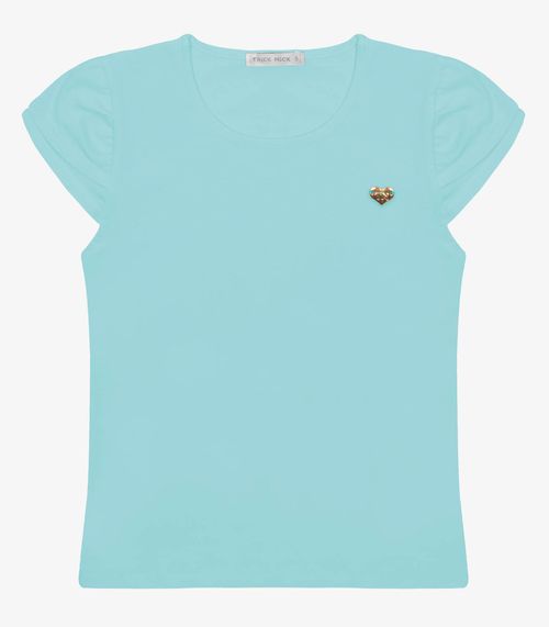 Blusa Infantil Feminina Cotton Leve Trick Nick Azul
