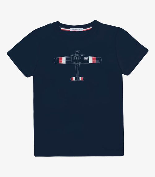 Camiseta Menino Cotton Trick Nick Azul