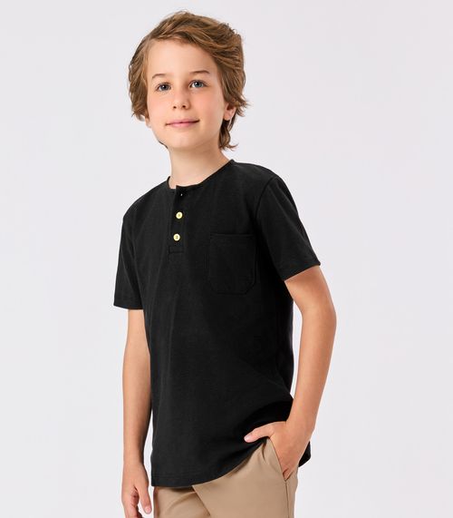 Conjunto Infantil Camiseta Com Bermuda Trick Nick Preto