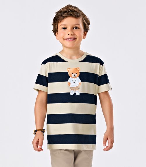 Camiseta Menino Cotton Trick Nick Azul