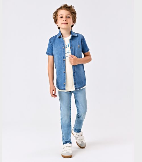 Calça Masculina Jeans Trick Nick Azul