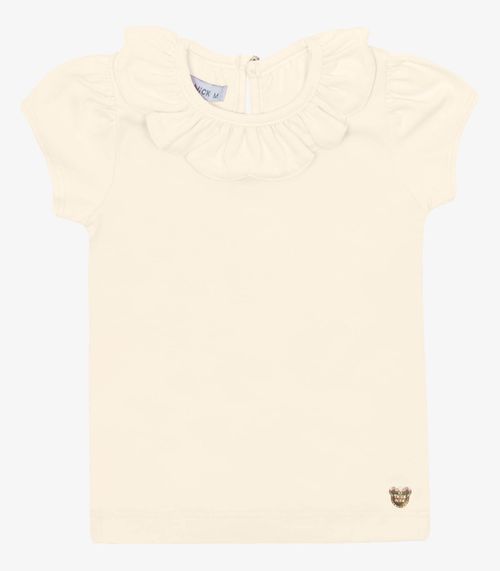 Blusa Infantil Menina Cotton Trick Nick Bege