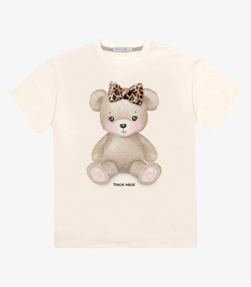Blusa Infantil Meia Malha Trick Nick Bege