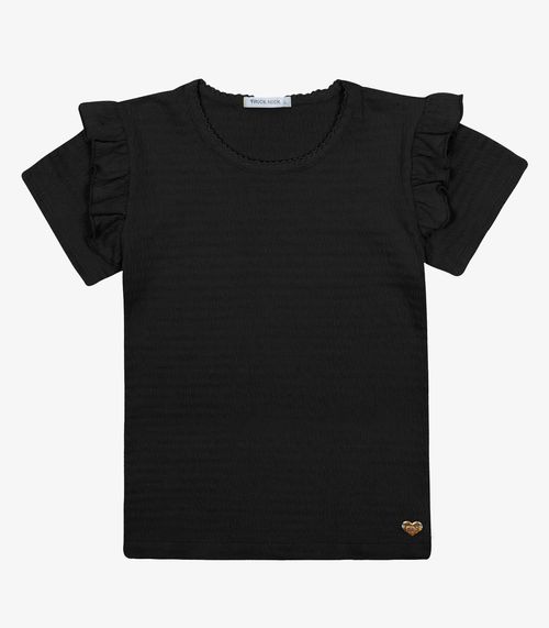 Blusa Infantil Anarruga Trick Nick Preto