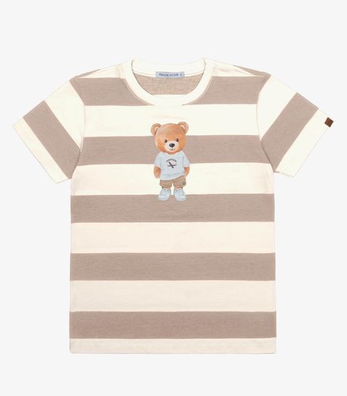 Camiseta Menino Cotton Trick Nick Marrom