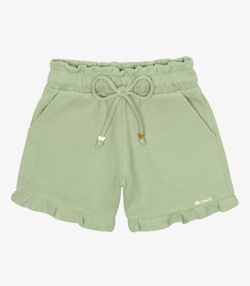 Shorts Infantil Maquinetado Trick Nick Verde