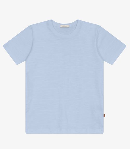 Camiseta Masculina em Meia Malha Trick Nick Azul