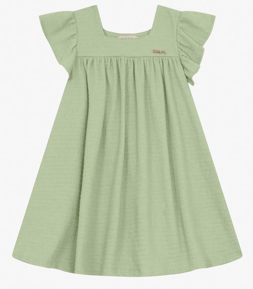 Vestido Infnatil em Anarruga Trick Nick Verde