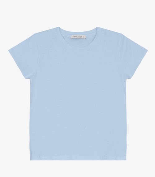 Blusa Infantil Cotton Glitter Trick Nick Azul