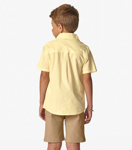 Conjunto Camisa com Bermuda Trick Nick Amarelo