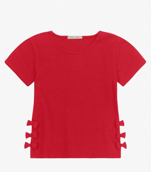 Blusa feminina em Ribana 2x1 Trick Nick Vermelho