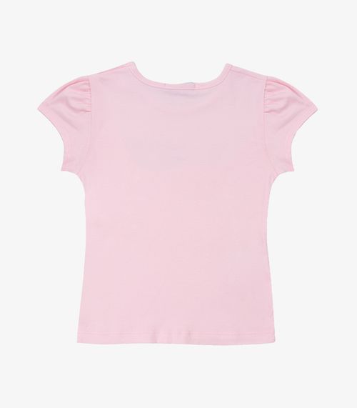 Blusa Infantil Feminina em Cotton Leve Trick Nick Rosa