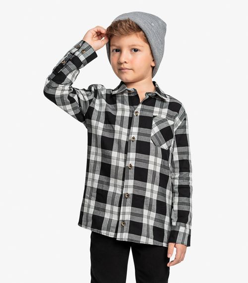 Camisa Infantil Manga Longa Trick Nick Preto
