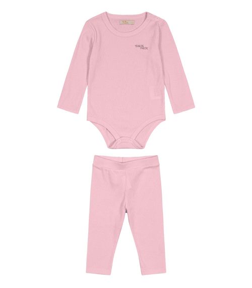 Conjunto Infantil Feminino Body Trick Nick Rosa