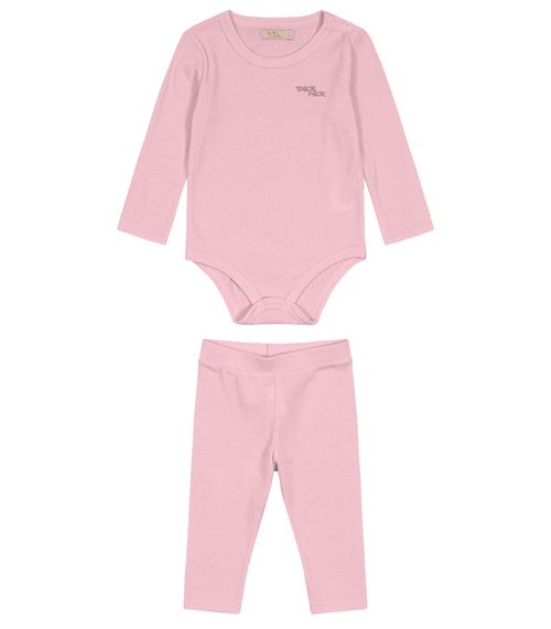 Conjunto Infantil Feminino Body Trick Nick Rosa