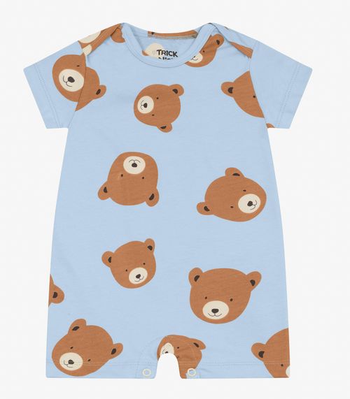 Macaquinho Masculino em Cotton Leve Trick Nick Azul
