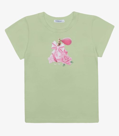 Blusa Infantil Feminina Cotton Trick Nick Verde