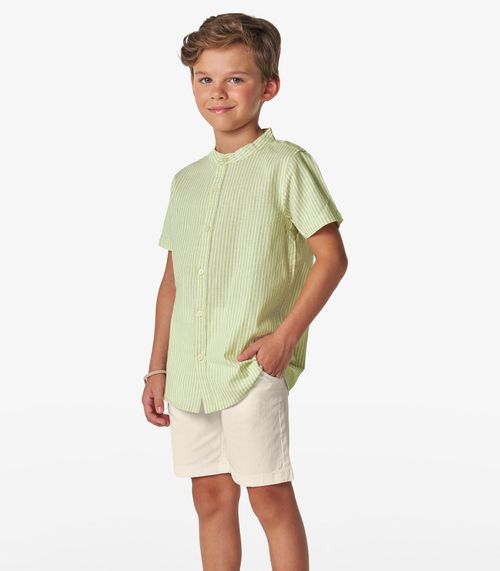 Conjunto Infantil Masculino Listrado Trick Nick Verde
