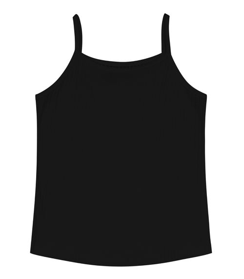 Blusa De Alça Infantil Feminino Trick Nick Preto