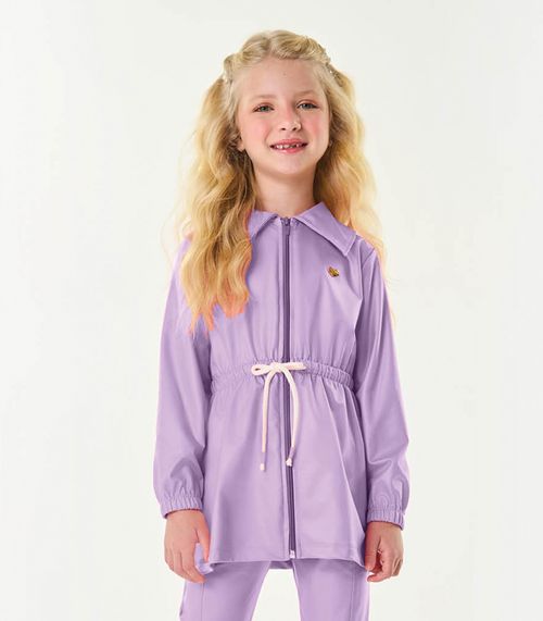 Parka Infantil Feminina Trick Nick Roxo