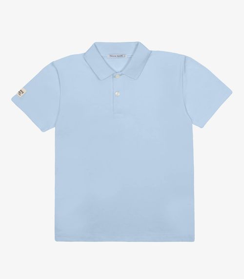 Polo Infantil Cotton Leve Rovi Kids Azul