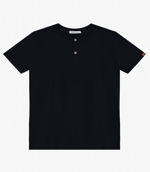 Camiseta Infantil Masculino Cotton Leve Trick Nick Preto
