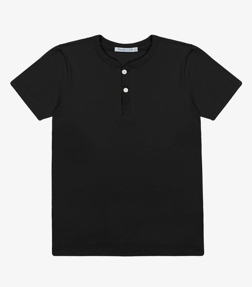 Camiseta Infantil Masculino Cotton Leve Trick Nick Preto