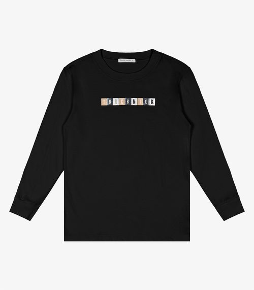 Camiseta Infantil Menino Trick Nick Preto